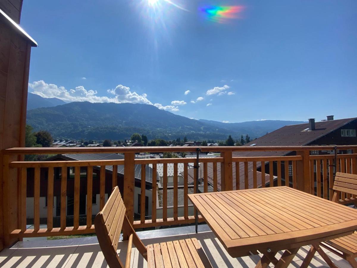 Appartement Familial Neuf Pres Du Village, 3 Chambres, Balcon Sud, Parking, Proche Ski-Bus, Samoens - Fr-1-642-80 Exterior foto