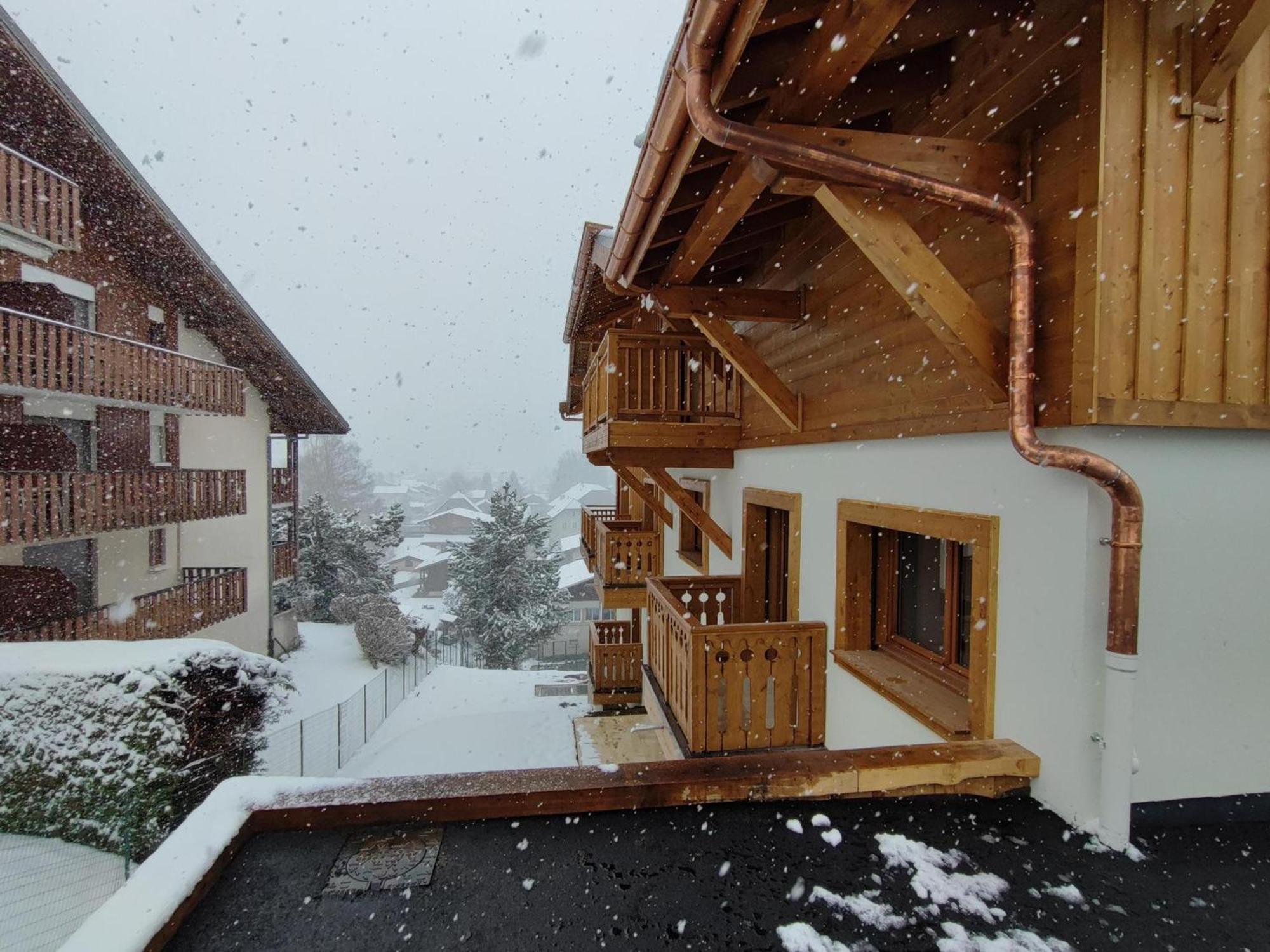 Appartement Familial Neuf Pres Du Village, 3 Chambres, Balcon Sud, Parking, Proche Ski-Bus, Samoens - Fr-1-642-80 Exterior foto